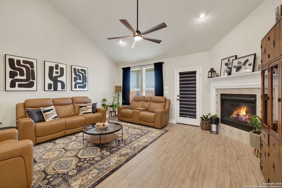 Furnished interior view inside a new home in , New Braunfels (Image 33).