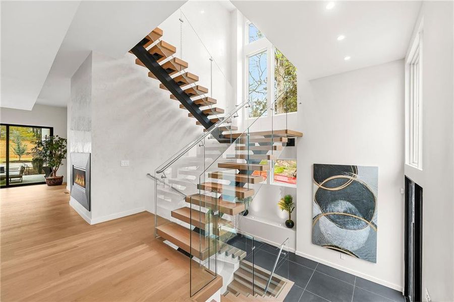 Furnished interior view inside a new home in , Atlanta (Image 19).