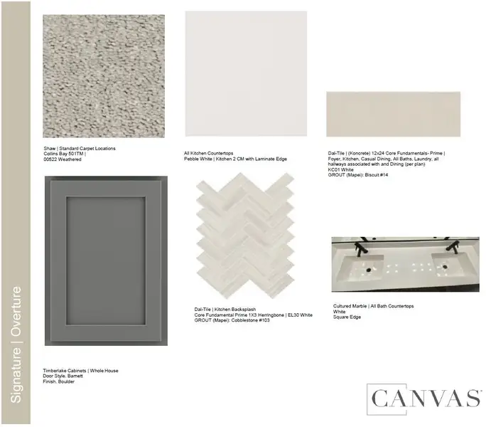 Sample of building materials used in homes in Parkside, Avondale (Image 19). Sample of building materials used in homes in Parkside, Avondale (Image 19).