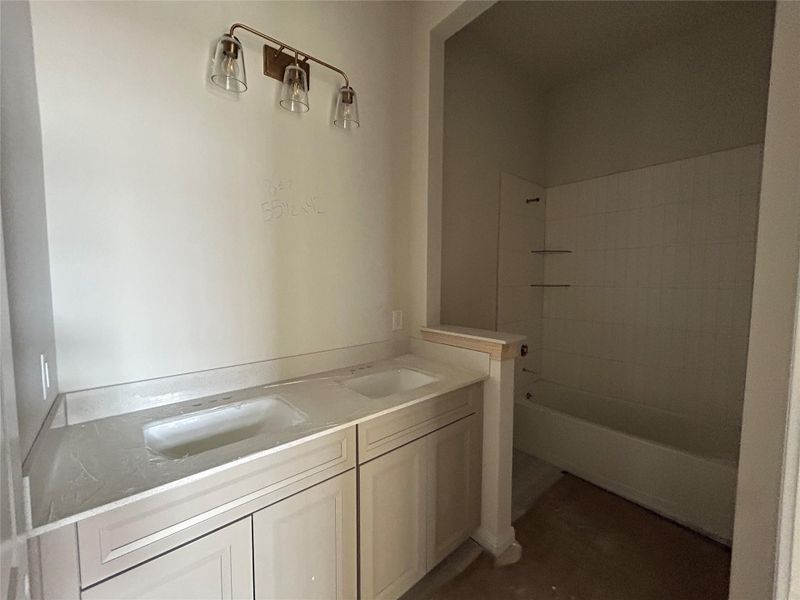 In-progress construction of a new home in Provence 70s, Austin, TX (Image 32).