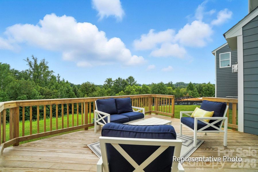 Exterior details and patio area of a home in Ashton Park, Monroe (Image 25).
