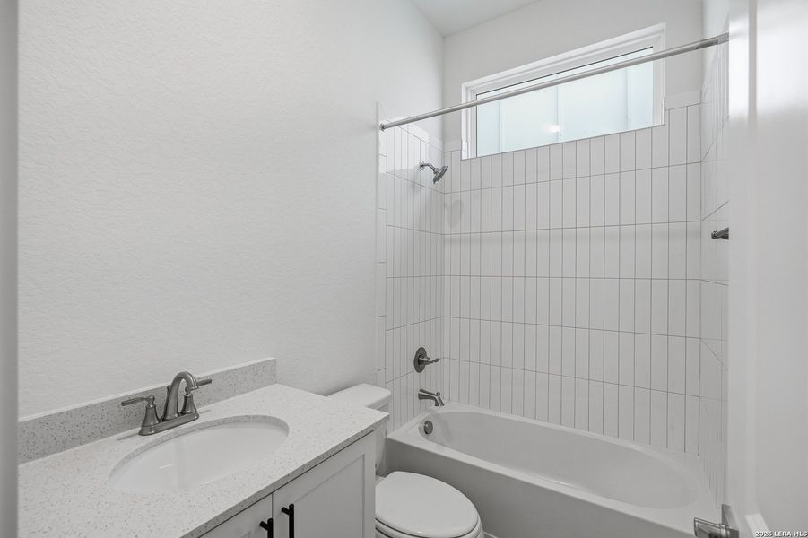 Furnished interior view inside a new home in Prominence, San Antonio (Image 8).