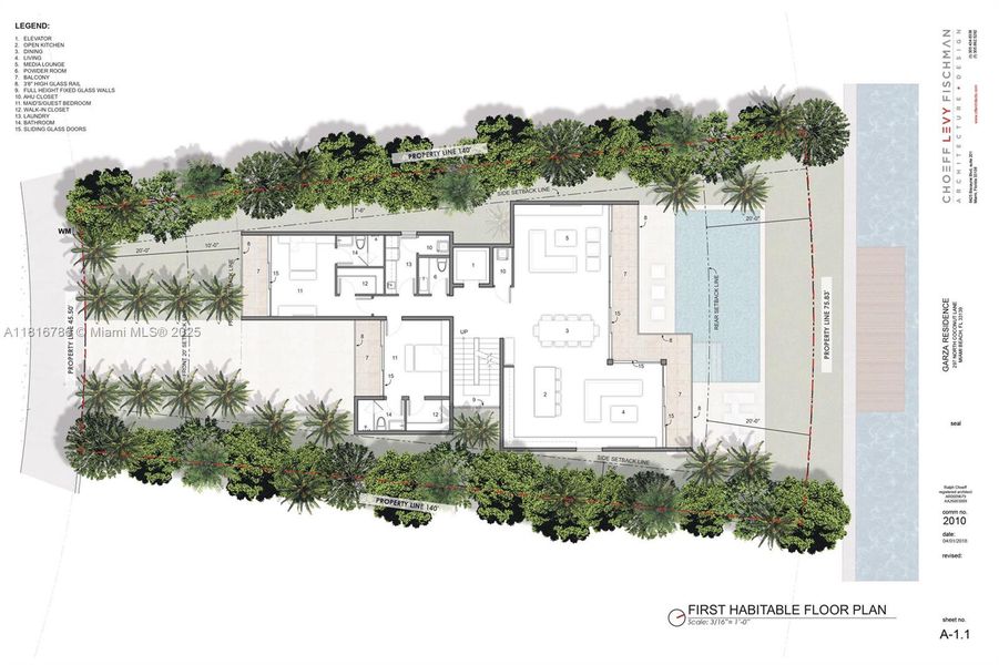2D floor plan layout of this home in , Miami Beach, FL (Image 5). 2D floor plan layout of this home in , Miami Beach, FL (Image 5).