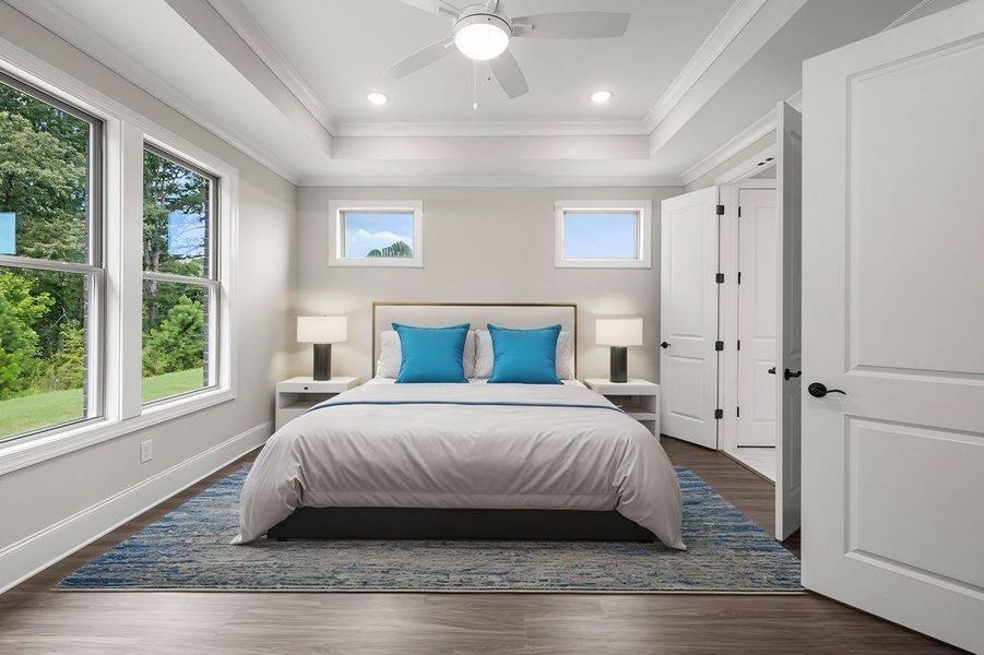 Furnished interior view inside a new home in , Cumming (Image 6).