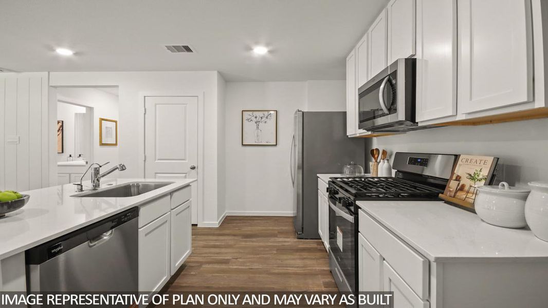Furnished interior view inside a new home in Porters Mill, New Caney (Image 7).