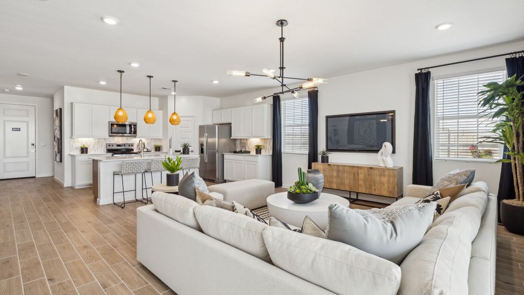 Furnished interior view inside a new home in Remington, Buckeye (Image 15).
