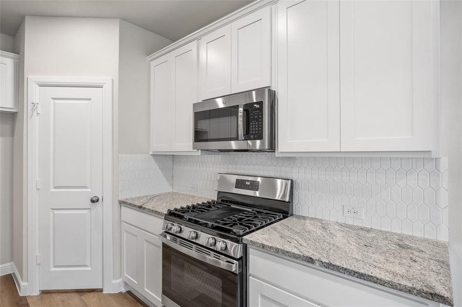 Close-up of interior finishes inside a home in , Fort Worth (Image 17).