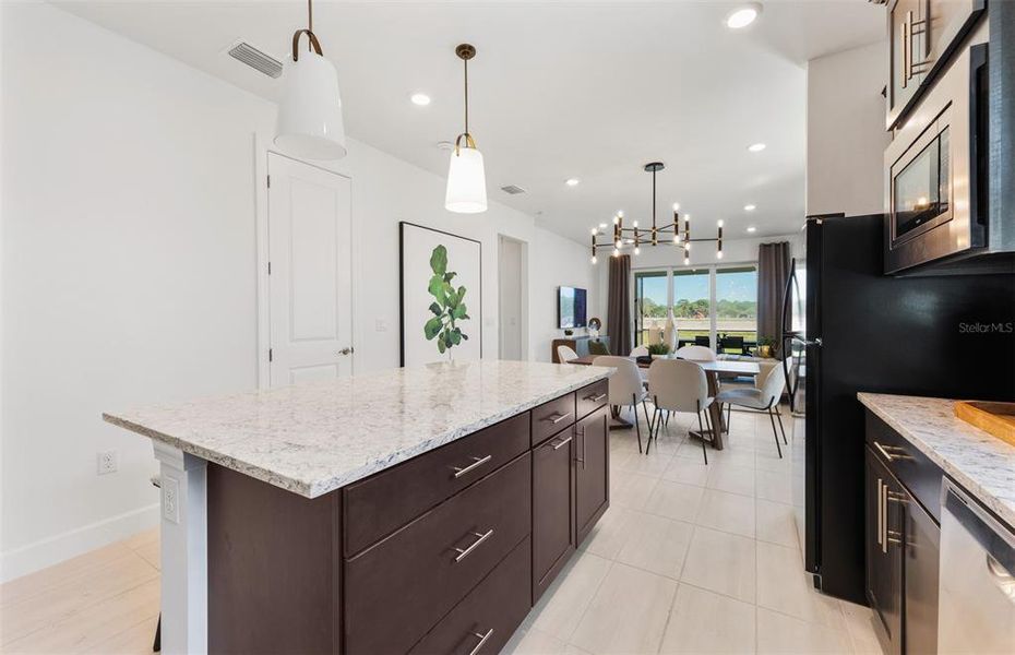 Furnished interior view inside a new home in BeachWalk by Manasota Key, Englewood (Image 6).