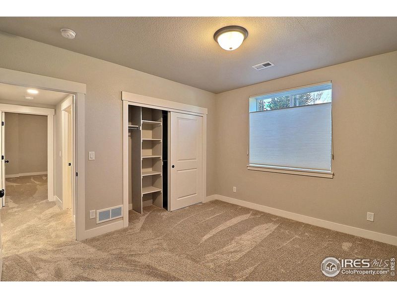 Downstairs Bedroom 3 with Closet Organizer