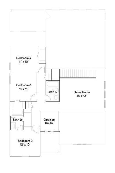 **This Photo is a representation of the floor plan. This is not the actual homesite.**