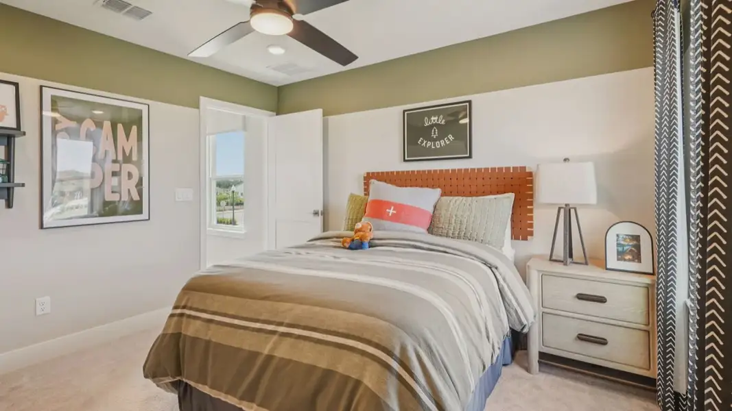 Furnished interior view inside a new home in Haven at Diamond Springs, Jacksonville (Image 15).