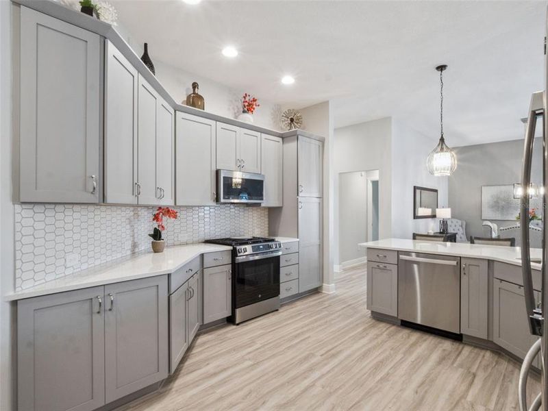 Furnished interior view inside a new home in , The Villages (Image 32).
