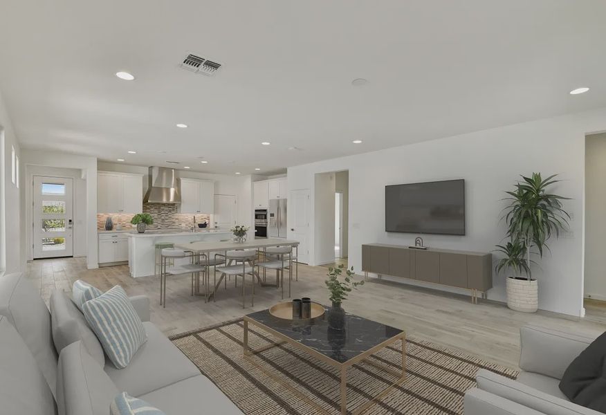 Virtually Staged Wickenburg Ranch Thrive HS 1559 Great Room - 2 of 13