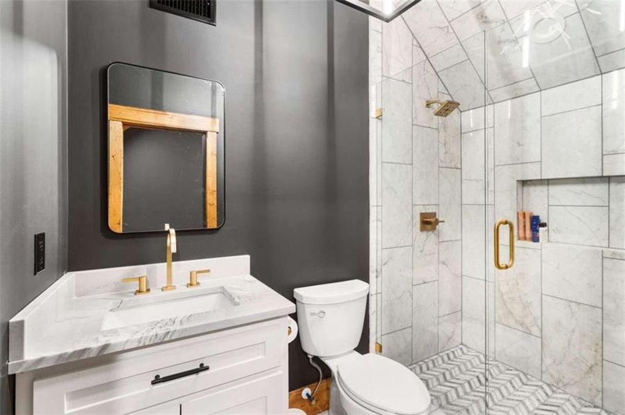 Furnished interior view inside a new home in , Ellijay (Image 38).