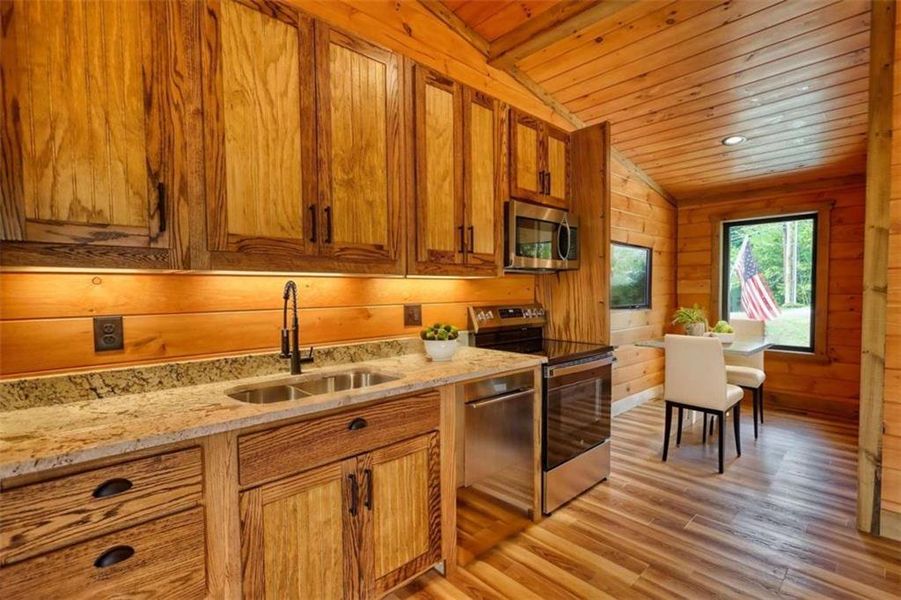 Furnished interior view inside a new home in , Blue Ridge (Image 8).