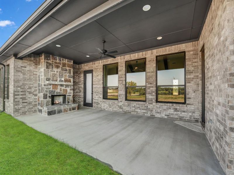 Exterior details and patio area of a home in , Weatherford (Image 17). Exterior details and patio area of a home in , Weatherford (Image 17).