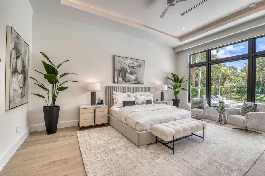 Furnished interior view inside a new home in , Palm Beach Gardens (Image 8).