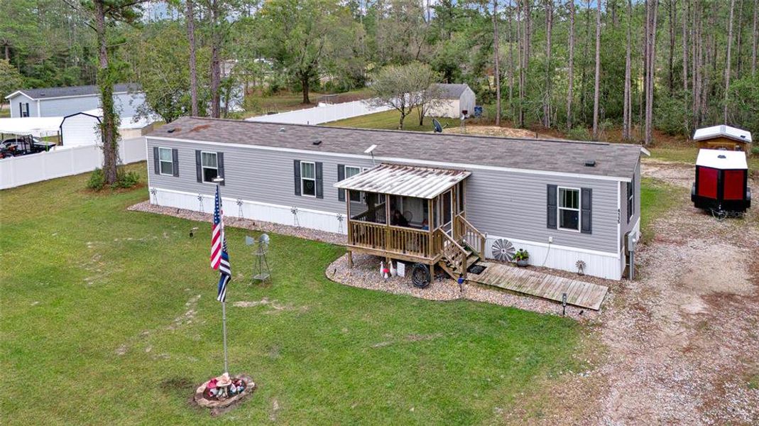 Exterior details and patio area of a home in , Hastings (Image 2). Exterior details and patio area of a home in , Hastings (Image 2).