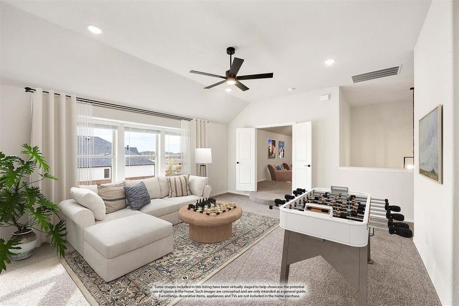 Furnished interior view inside a new home in Sonoma Verde, McLendon-Chisholm (Image 11).