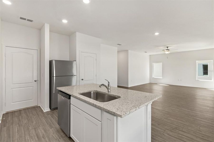 Furnished interior view inside a new home in Peach Crossings, Winter Haven (Image 12).