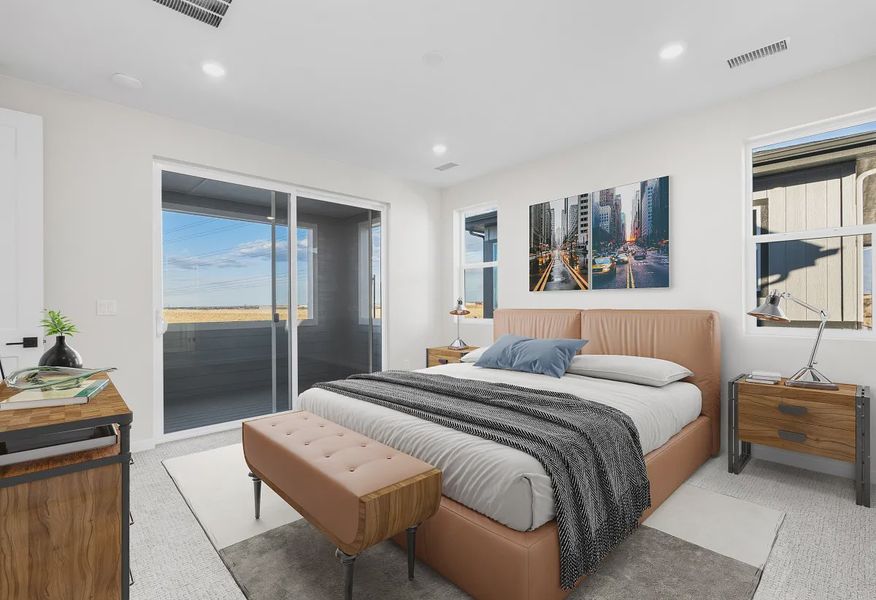 Homesite 46 Primary Bedroom - Virtually Staged - 12 of 20