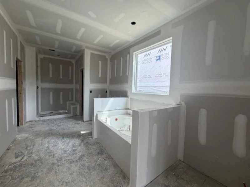 Primary Bathroom Construction Progress Primary Bathroom Construction Progress