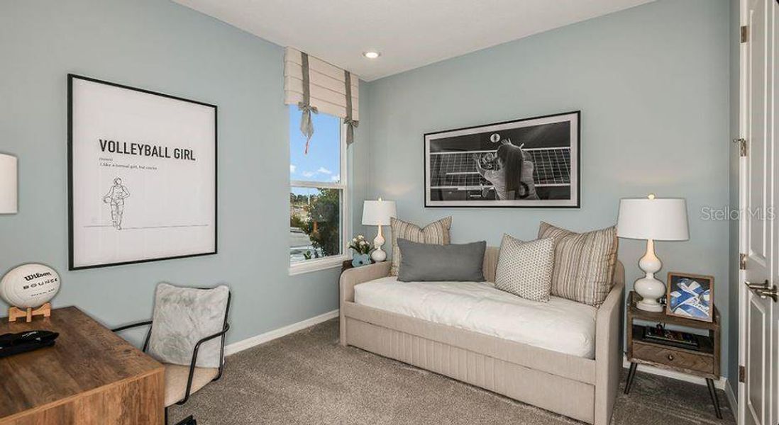 Furnished interior view inside a new home in Indigo Creek, Apollo Beach (Image 10).