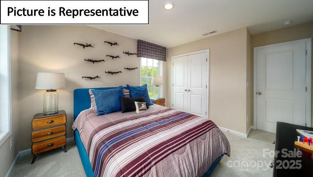 Furnished interior view inside a new home in Sylvan Creek, Denver (Image 25).