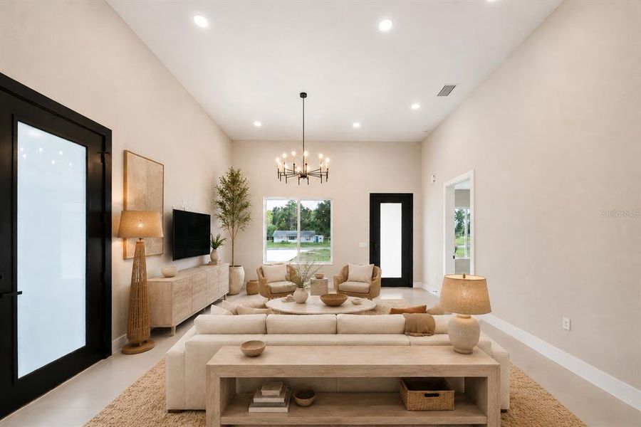 Furnished interior view inside a new home in , Ocala (Image 8).