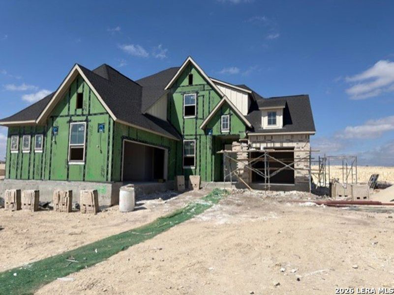 In-progress construction of a new home in Prominence Urban, San Antonio, TX (Image 3).