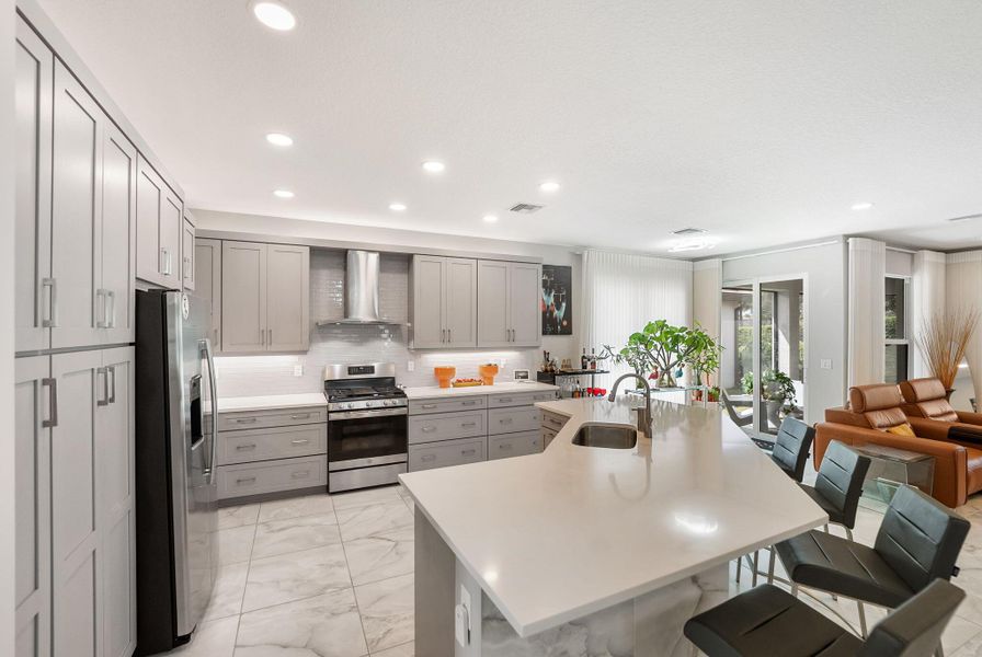 Furnished interior view inside a new home in , Port St. Lucie (Image 14).