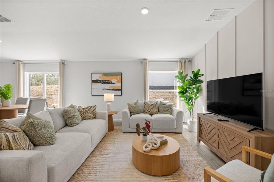 Furnished interior view inside a new home in Marion Oaks, Ocala (Image 8).