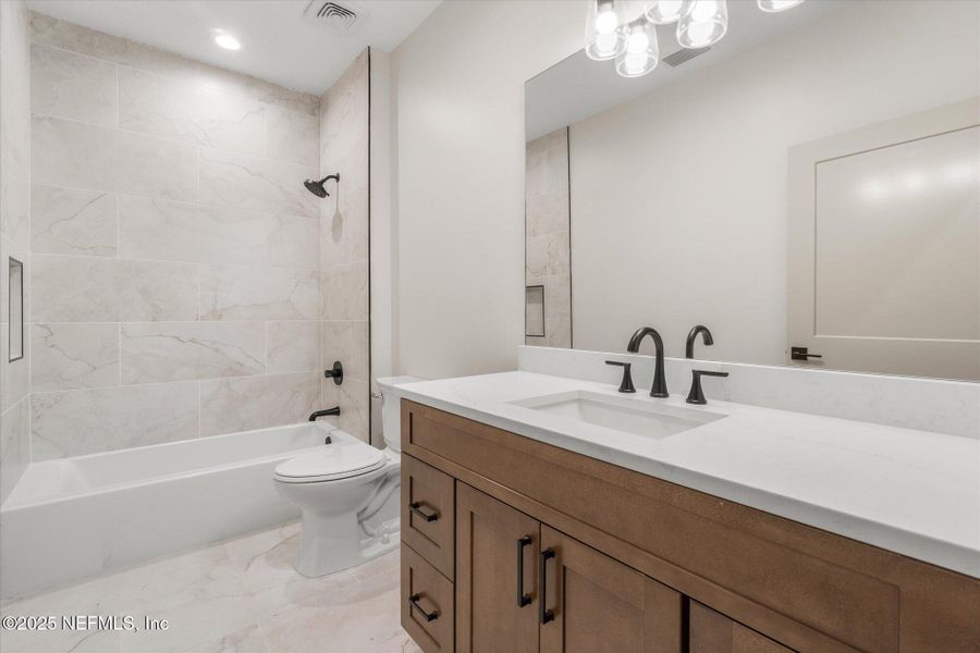 Furnished interior view inside a new home in , San Mateo (Image 15). Furnished interior view inside a new home in , San Mateo (Image 15).