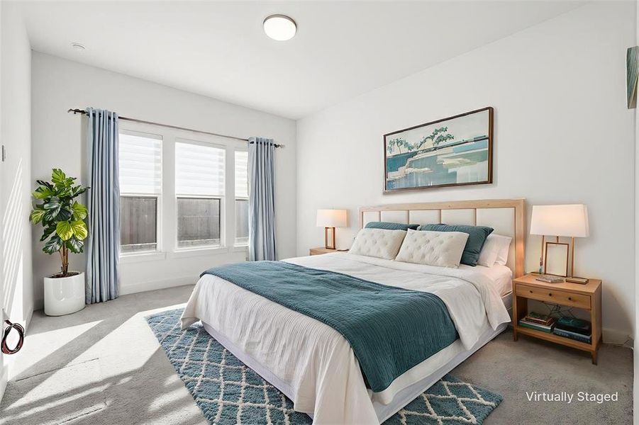 Furnished interior view inside a new home in Windsong Ranch 61' Series, Prosper (Image 9).