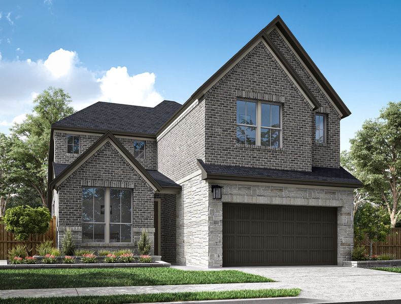 Representative exterior photo of a completed home built from the Longspur by Tri Pointe Homes in Oakhill Reserve, Tomball, TX (Image 22).