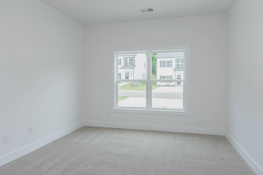 Representative unfurnished interior of a home built from the 1808 Townhome by Adams Homes in Parkstone Place Townhomes, Roebuck (Image 18). Representative unfurnished interior of a home built from the 1808 Townhome by Adams Homes in Parkstone Place Townhomes, Roebuck (Image 18).