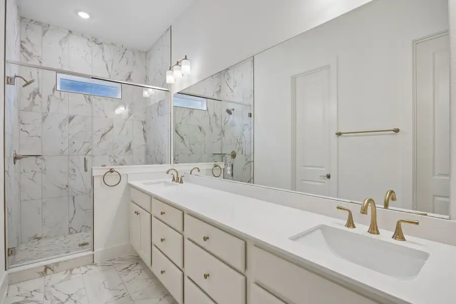 Furnished interior view inside a new home in Newman Village Townhomes, Frisco (Image 8).