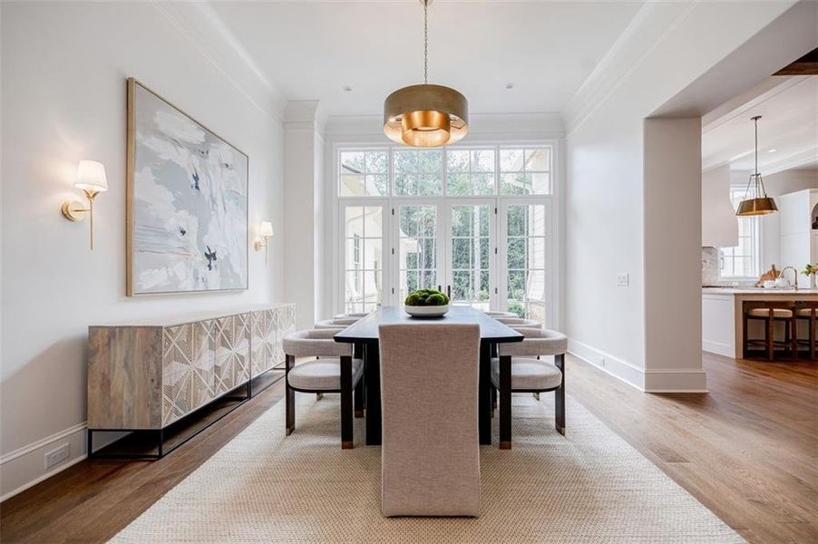Furnished interior view inside a new home in , Canton (Image 26).