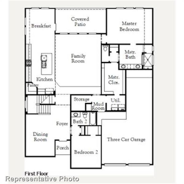Bevil Oaks First Floor Plan