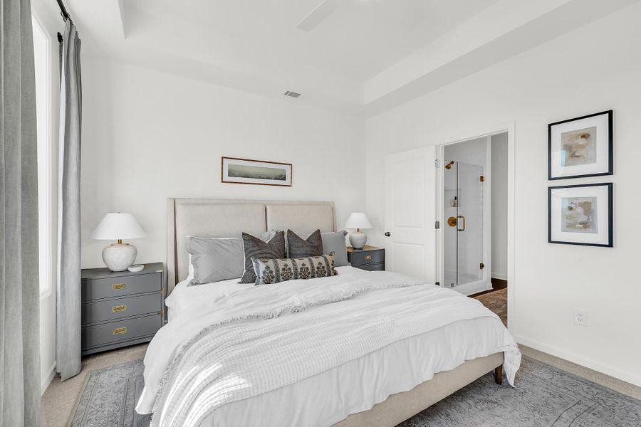 Furnished interior view inside a new home in BelleWether, Chattanooga (Image 6).