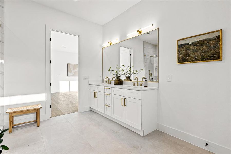 Furnished interior view inside a new home in , Dallas (Image 4).