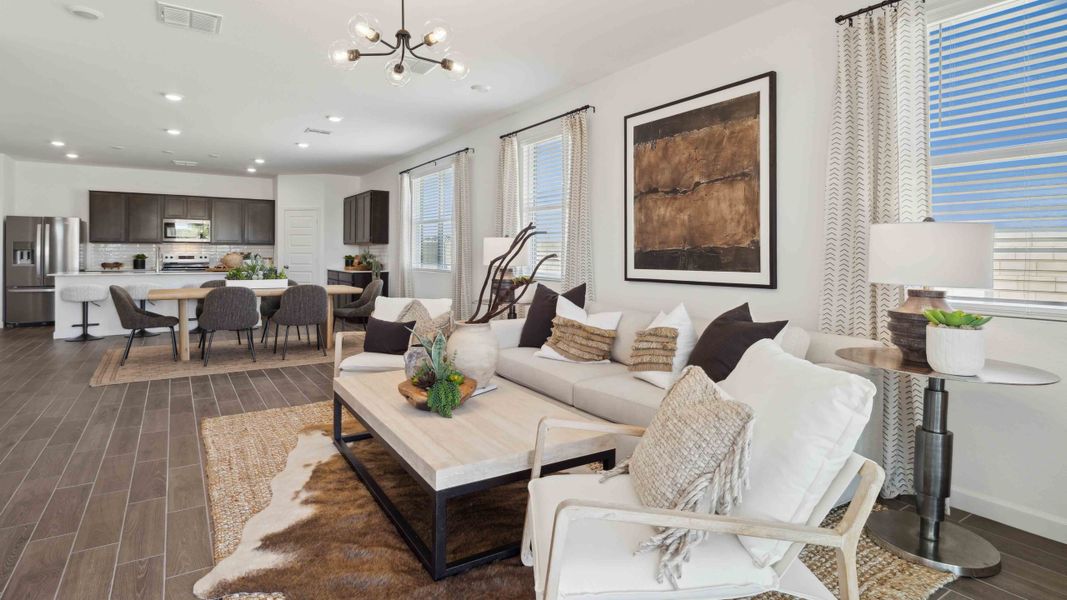 Representative furnished interior of a home built from the Mockingbird by D.R. Horton in Apache Farms, Buckeye (Image 14).