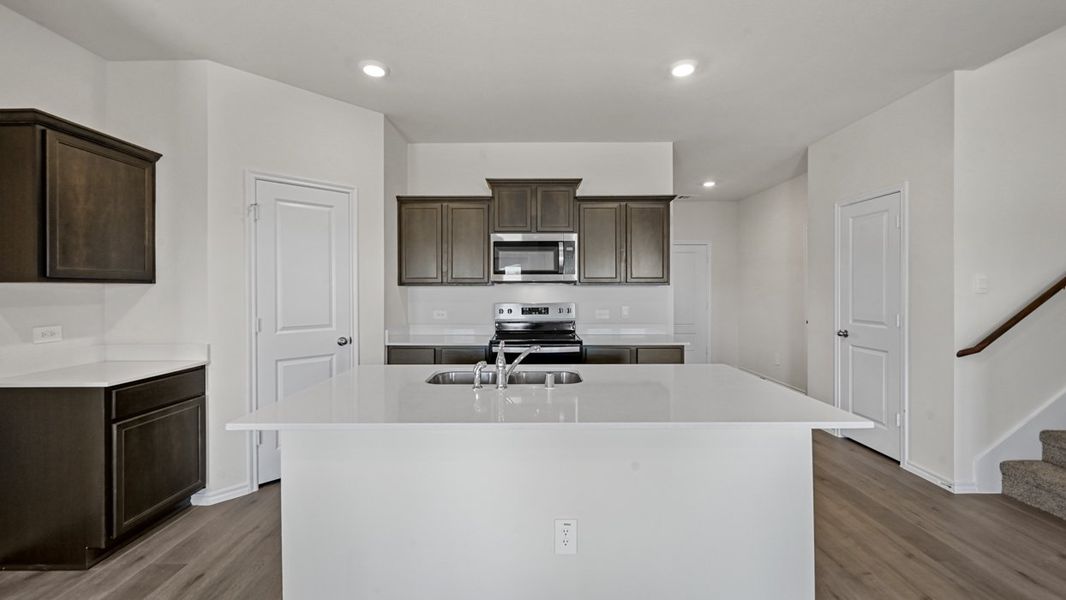 Furnished interior view inside a new home in Oak Valley Estates, Bullard (Image 7). Furnished interior view inside a new home in Oak Valley Estates, Bullard (Image 7).