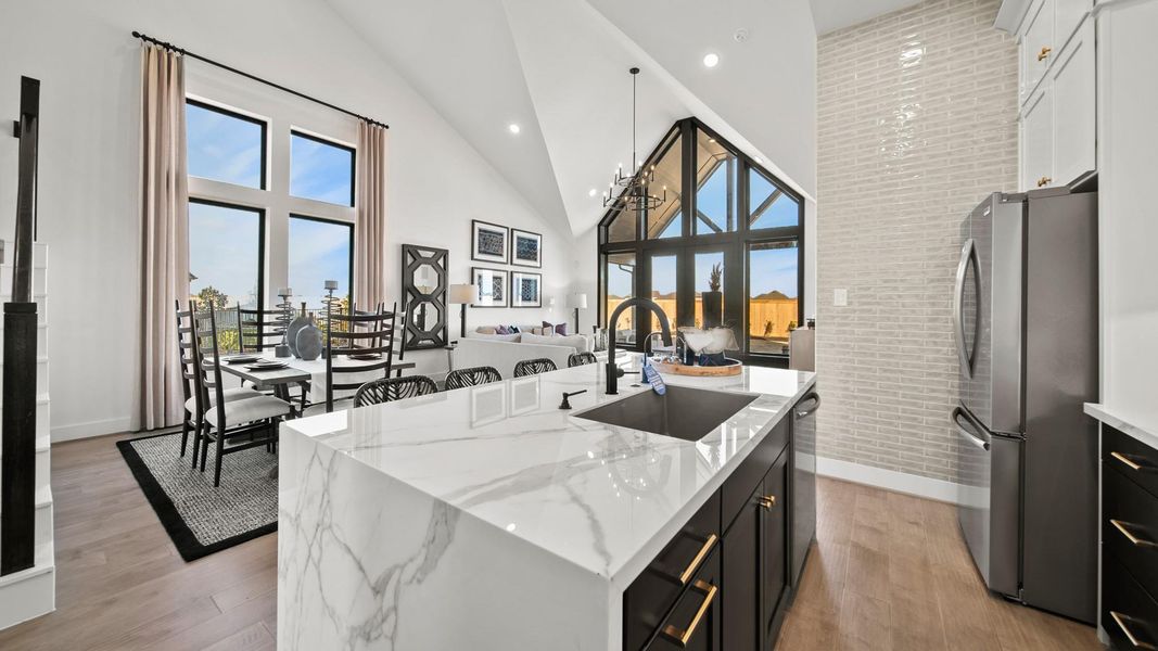 Furnished interior view inside a new home in Bridgeland 45', 50', 70', Cypress (Image 22). Furnished interior view inside a new home in Bridgeland 45', 50', 70', Cypress (Image 22).