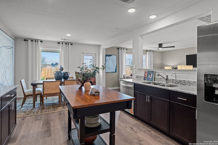 Furnished interior view inside a new home in Horizon Ridge, San Antonio (Image 25).