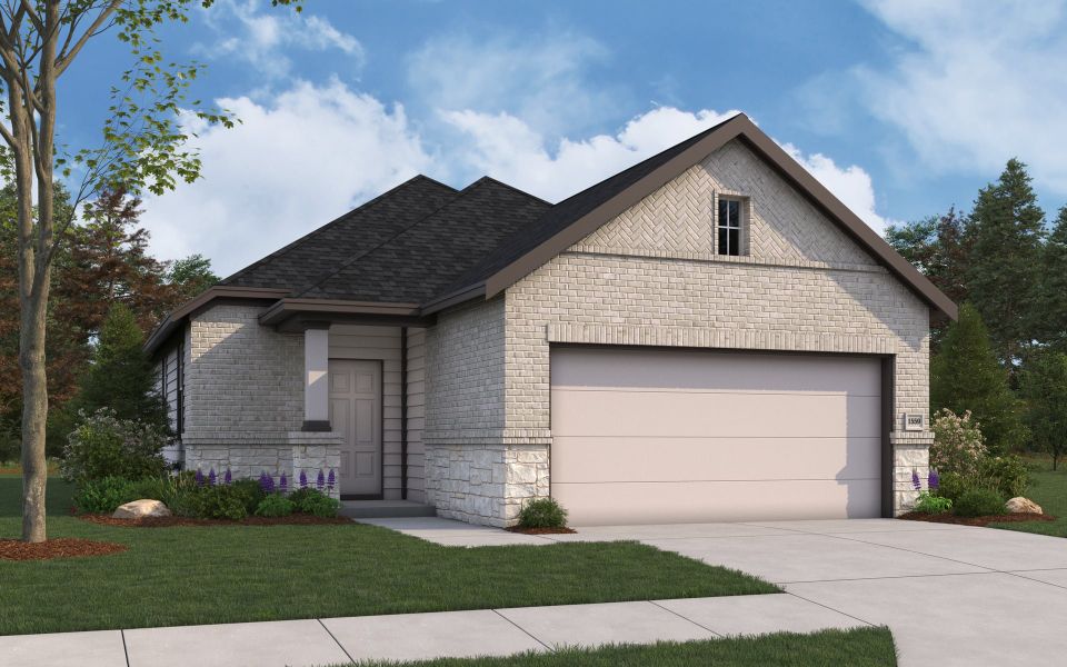 Rendering of floor plan. Colors and features may differ from shown representation.