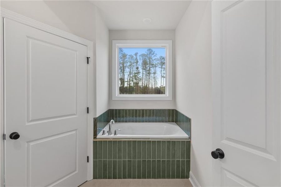 Furnished interior view inside a new home in Waterside Townhomes, Peachtree Corners (Image 16).