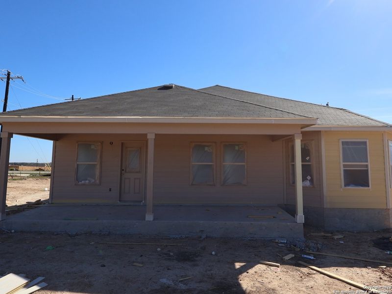 In-progress construction of a new home in Chaparral Ranch, Floresville, TX (Image 23).