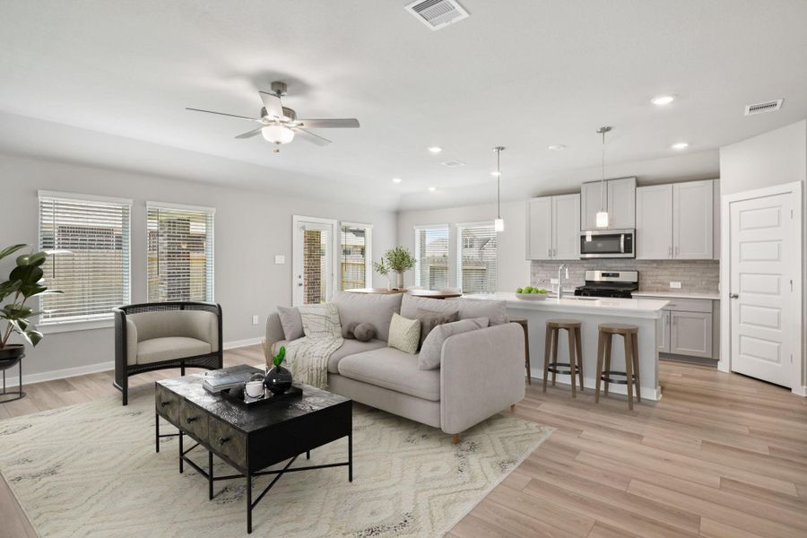 Photo is not of the actual home but is an inspirational photo of builder’s model home and may depict options, furnishings, and/or decorator features that are not included.