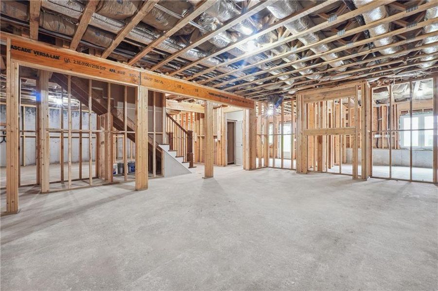 In-progress construction of a new home in , Roswell, GA (Image 61).